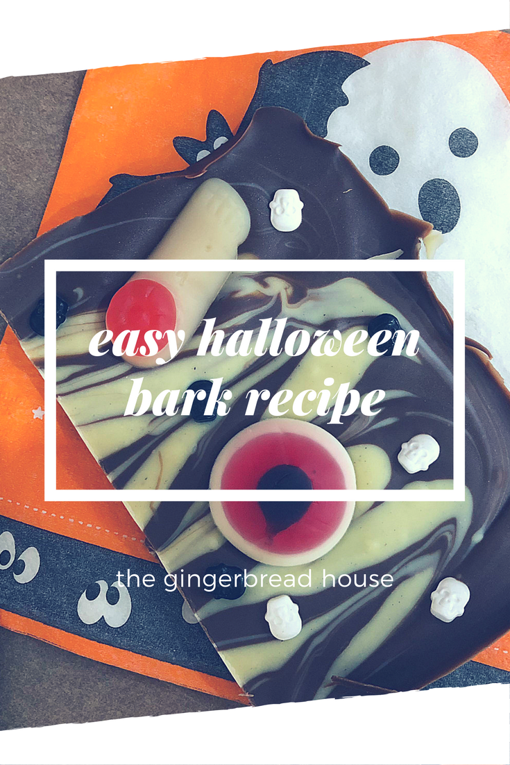 Simple Recipe for Halloween Bark