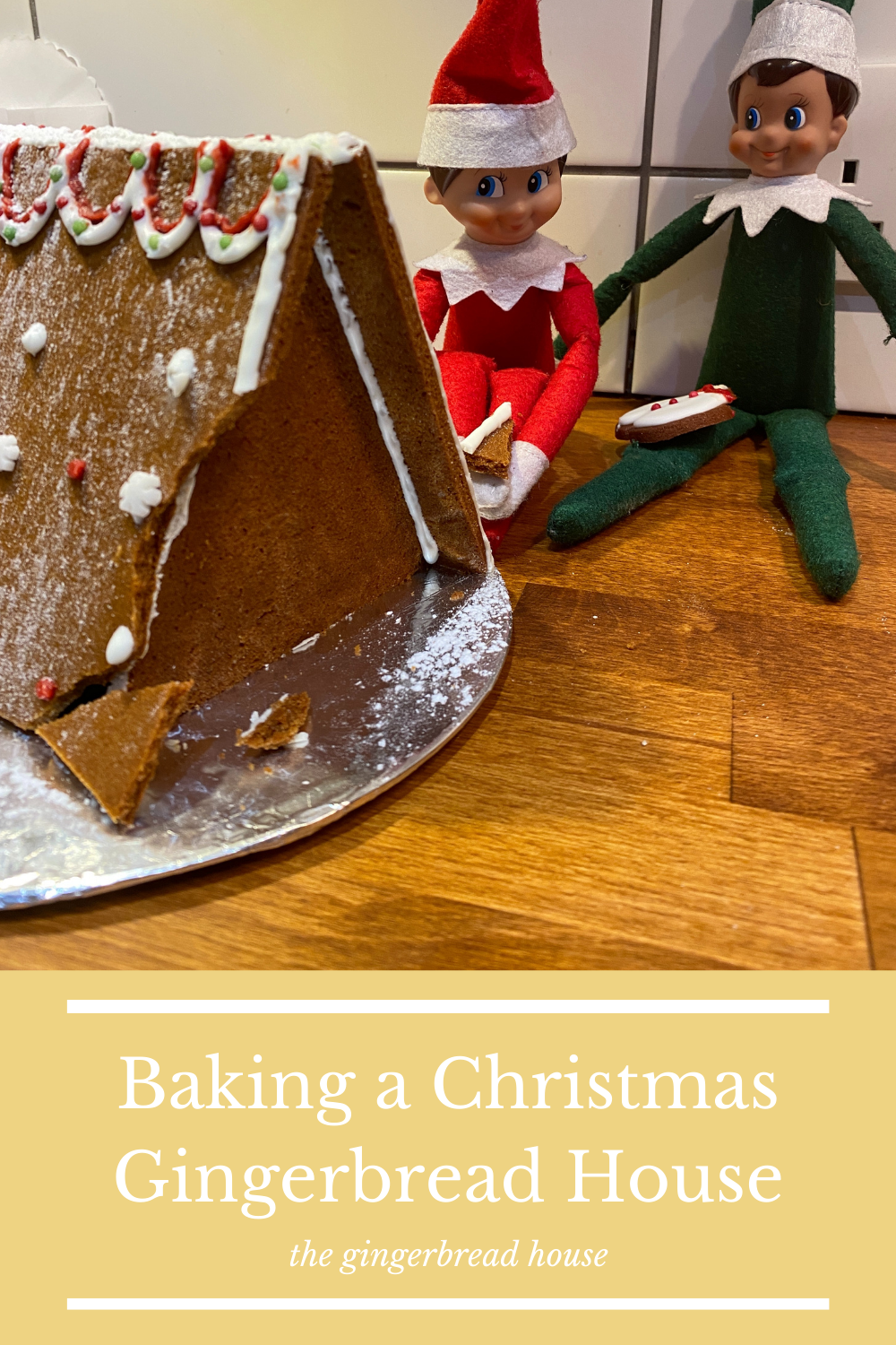 Creating a Christmas Gingerbread House with a Kit