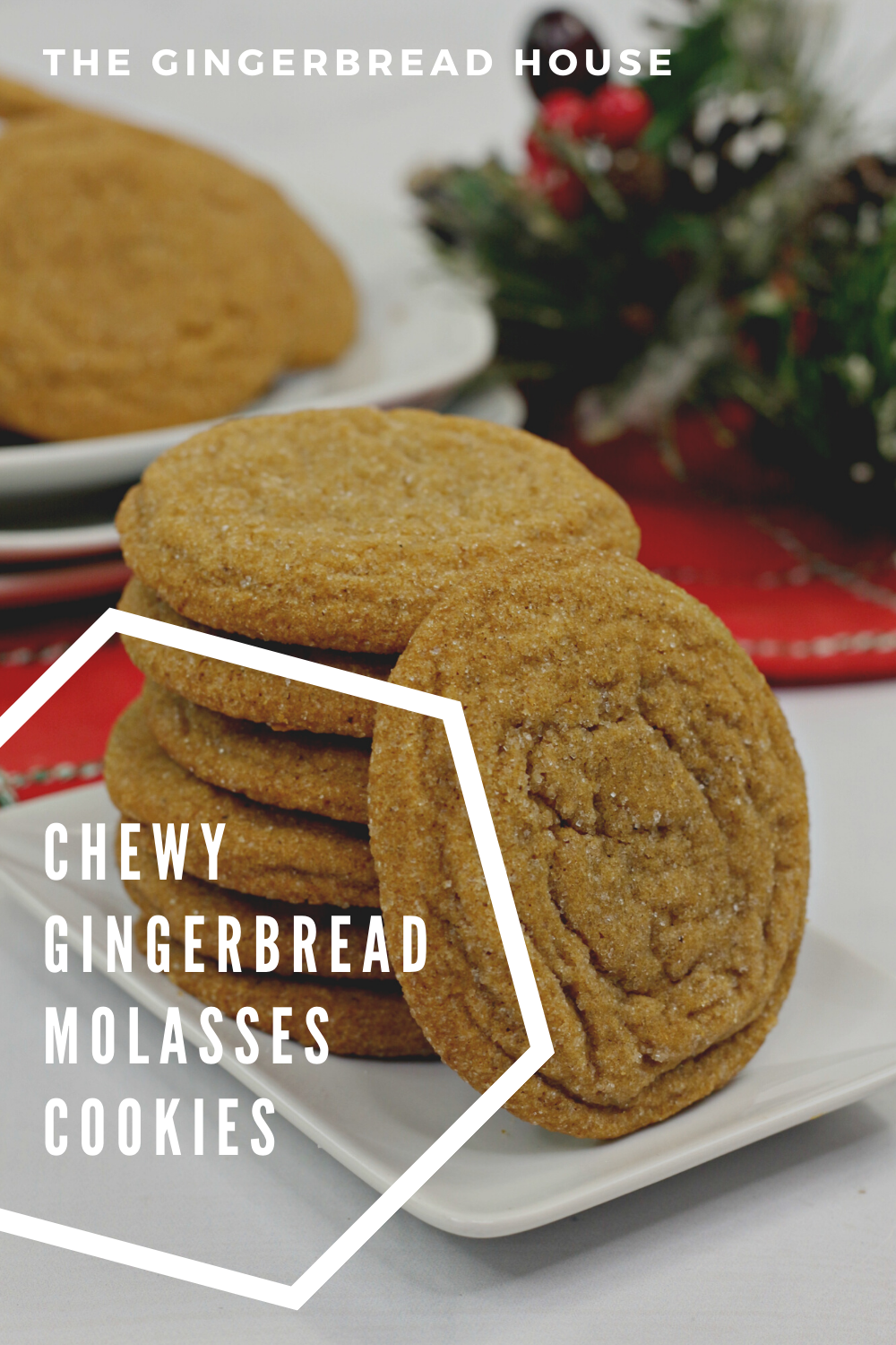 Chewy Molasses Gingerbread Cookies Recipe